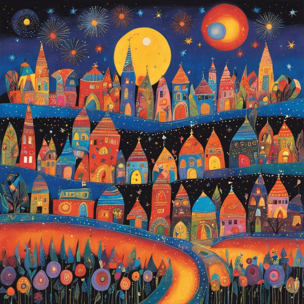 Village at Night