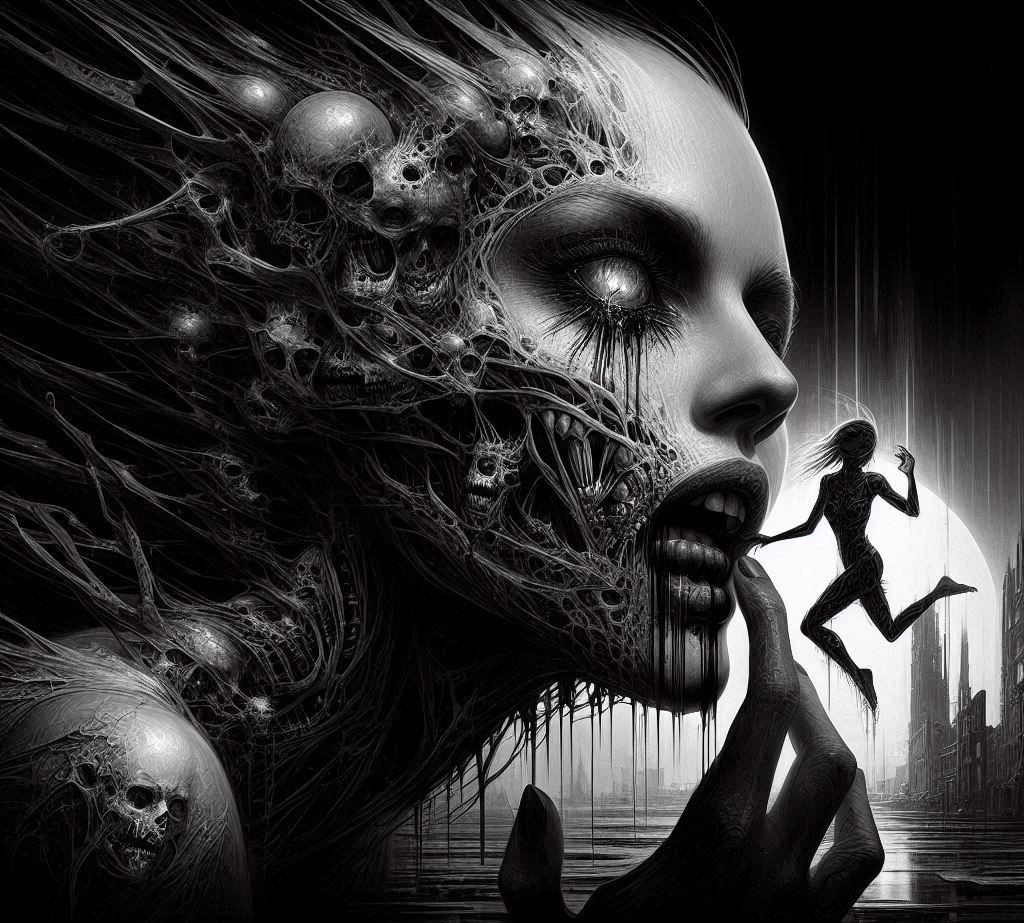 We slip from what we knew, as shadows melt into the sun. Escaping fragments of ourselves, like whispers on the run