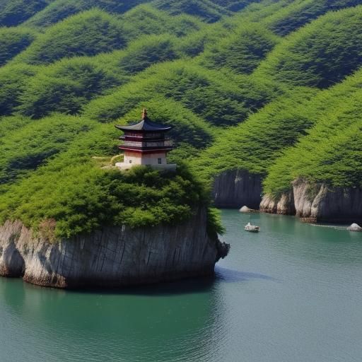 Tranquil Mountain Sunset Reflection