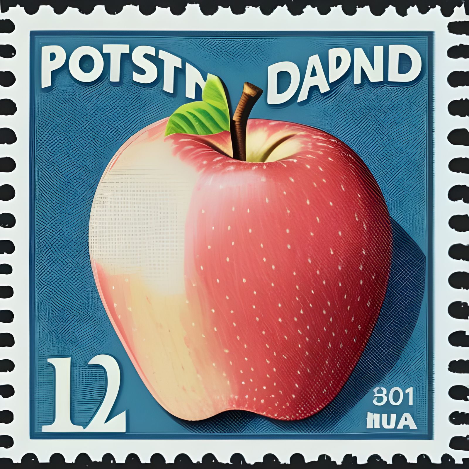Apple Stamp 📫✉️  by @Mallory Reese