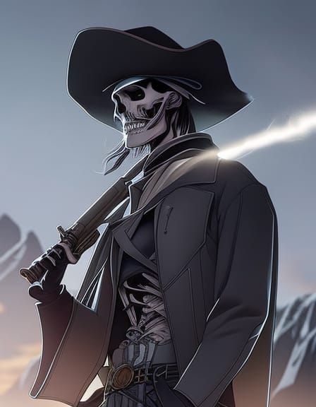 Dead Cowboy - AI Generated Artwork - NightCafe Creator