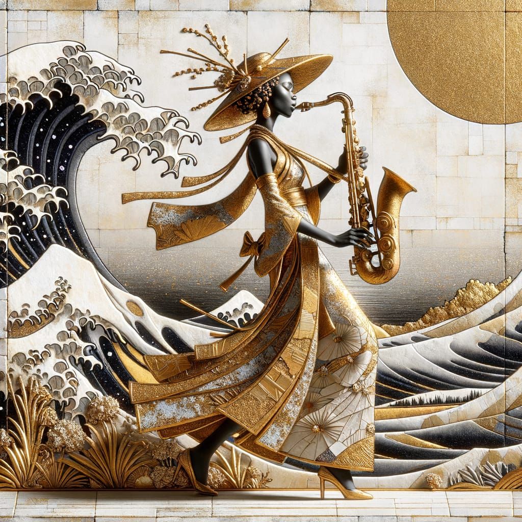 La saxophoniste   by @Raphaelle