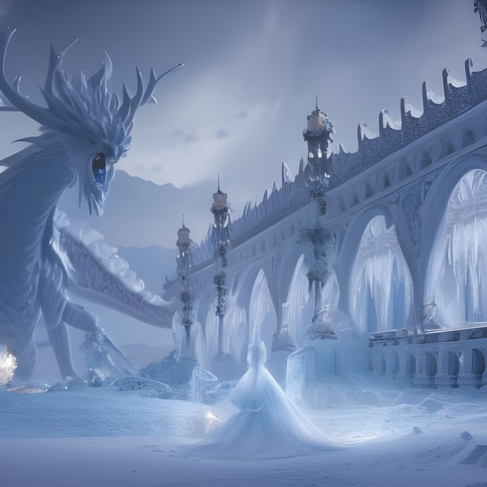 Here comes the ice dragon false