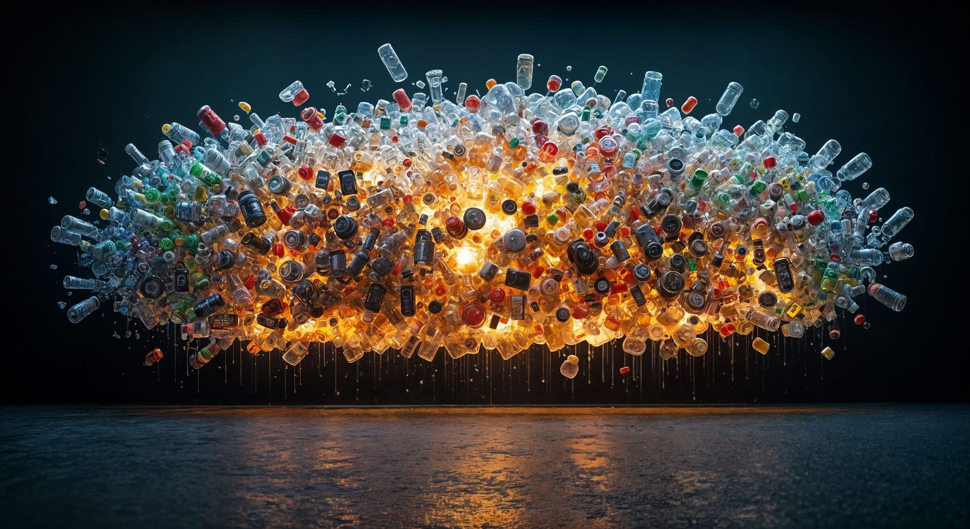 a rectangular big landscape wall mural work of art, representing an