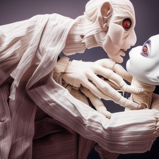 Surreal Puppet Confronts Master: Stop Motion Photography