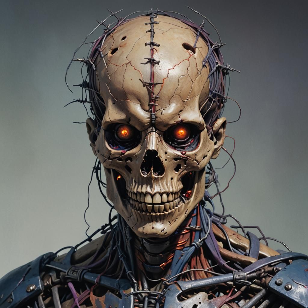 Gruesome Figure Reveals Dark Secrets in Vivid, Hyper-Realist...