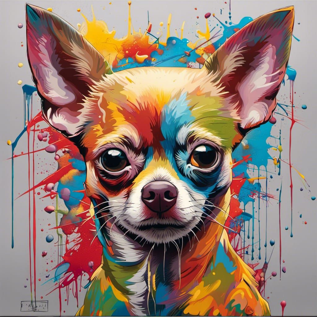 Chihuahua portrait - AI Generated Artwork - NightCafe Creator