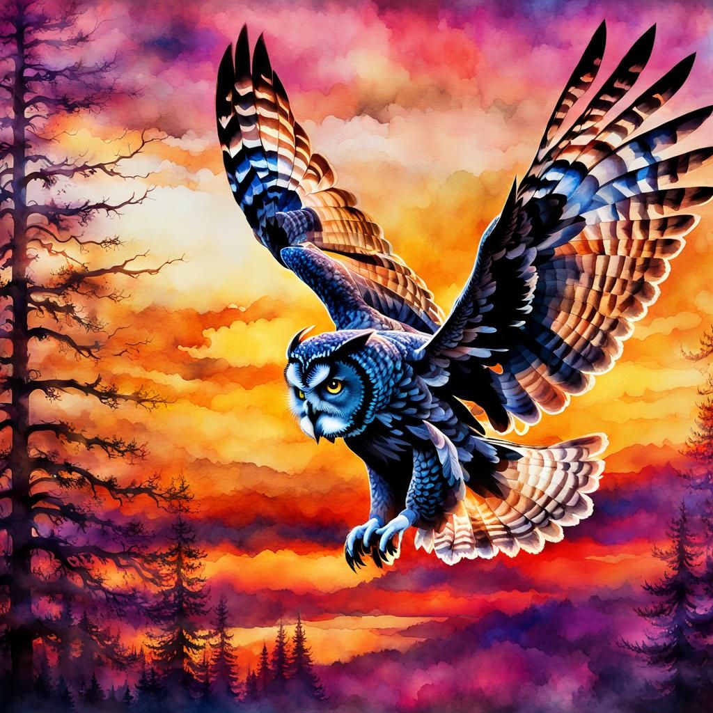 Silent Wings  by @Northwoodsgranny