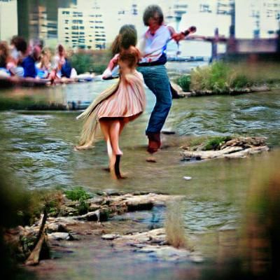 And the girl danced along the river with the man she thought...