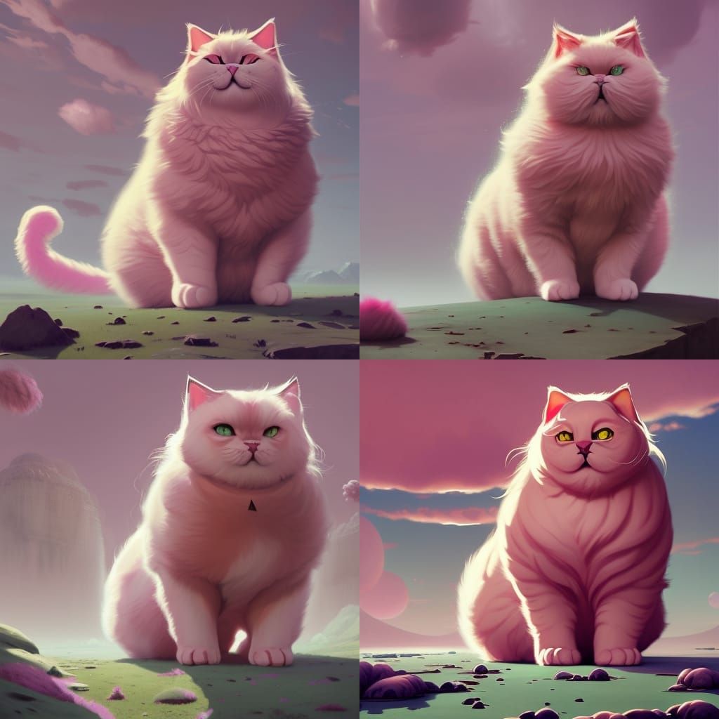Fatty Fat Round Cats