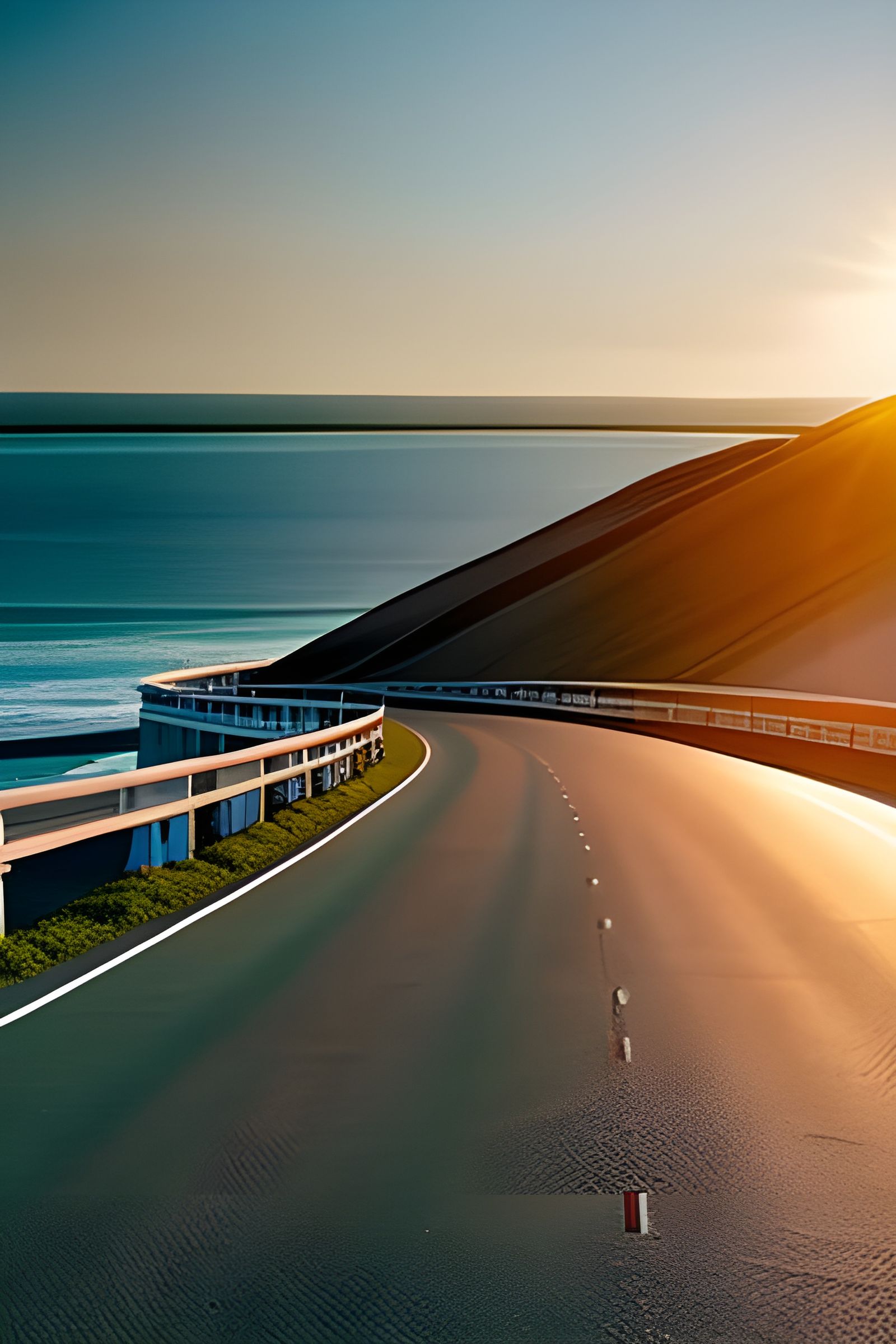 Sunset up ahead...