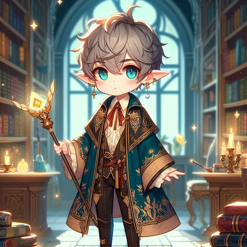 Chibi Elf Mage UL-250201C