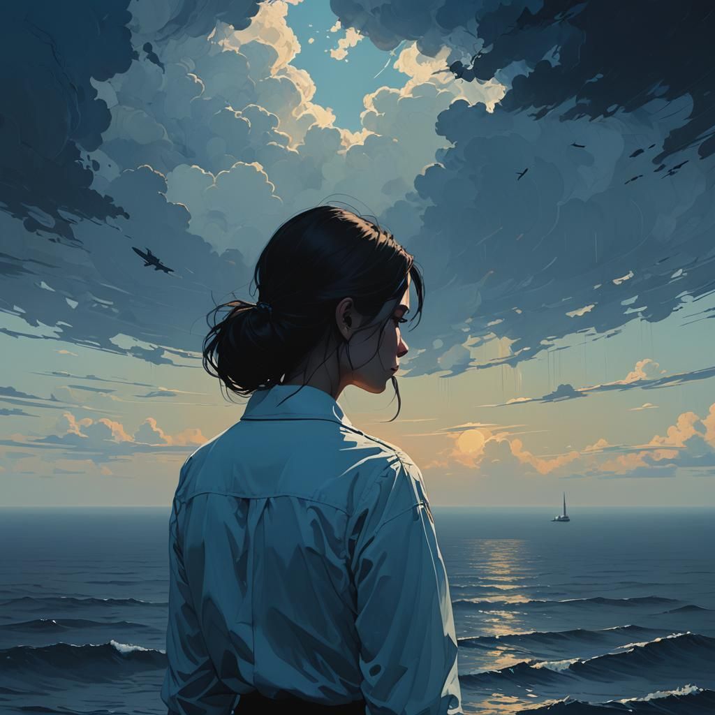 woman-by-the-sea-ai-generated-artwork-nightcafe-creator