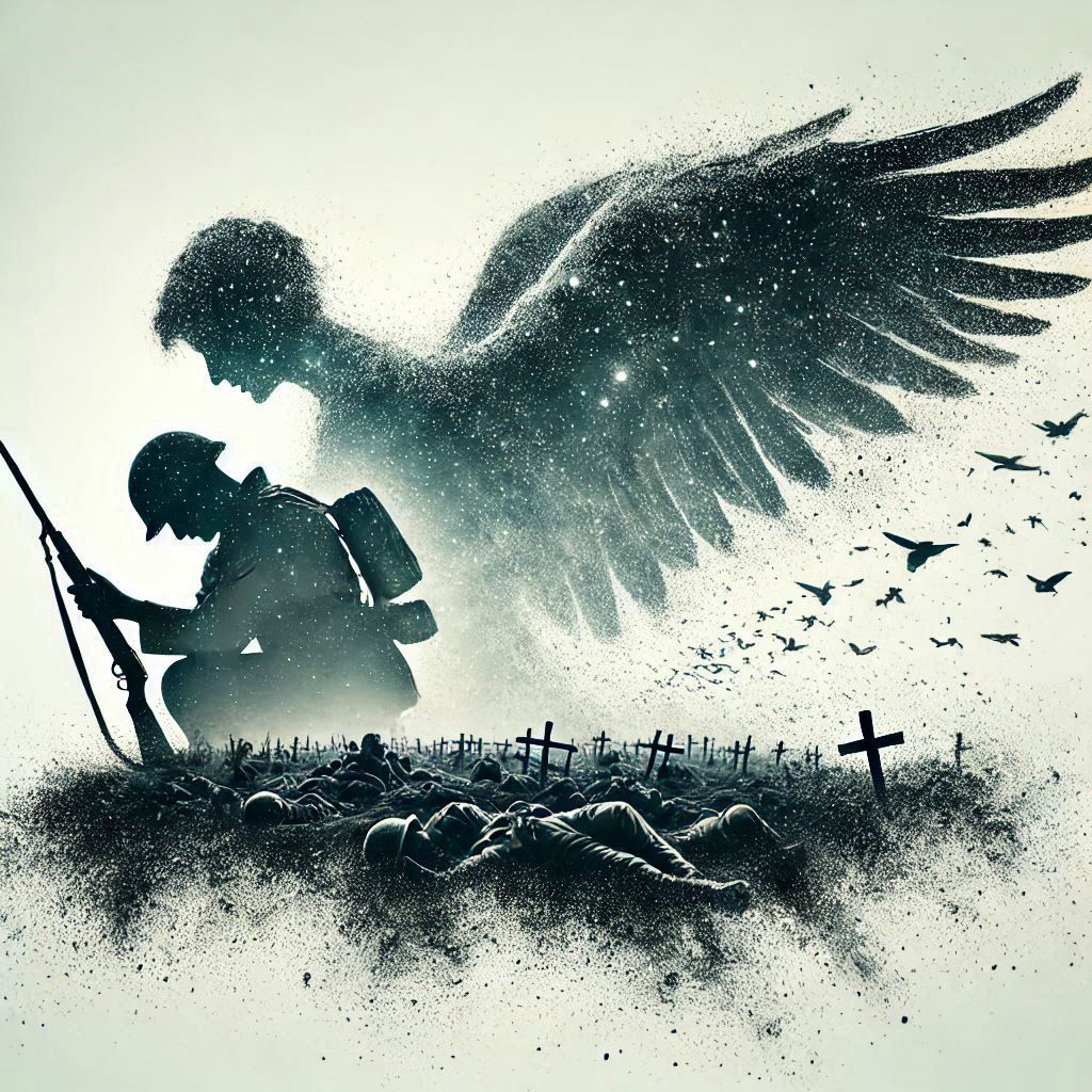 double exposure beautiful fantasy portrait landscape..