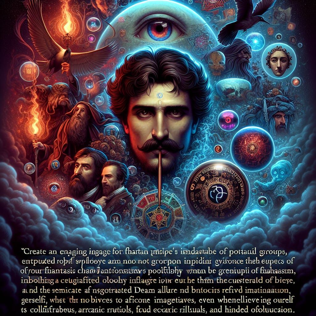 Create an image that activates the fantasy life of the viewe...