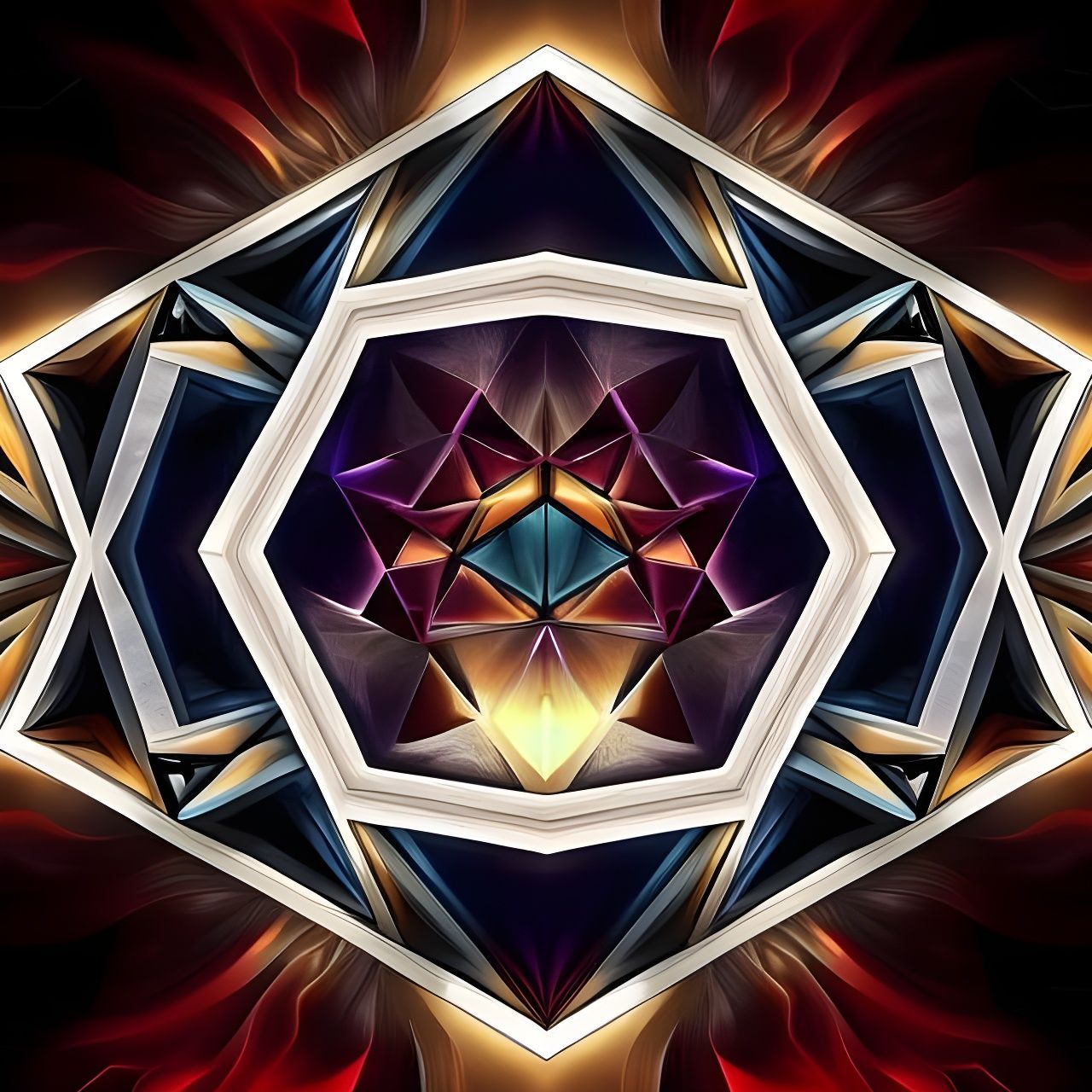 Geometric Splendor  by @Shywolf