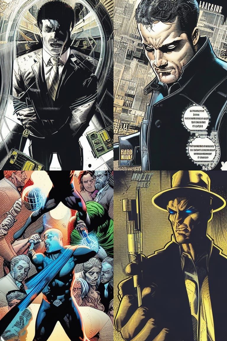 Heroes or Villains? You decide! (A Bill Sienkiewicz homage!) AI(03)