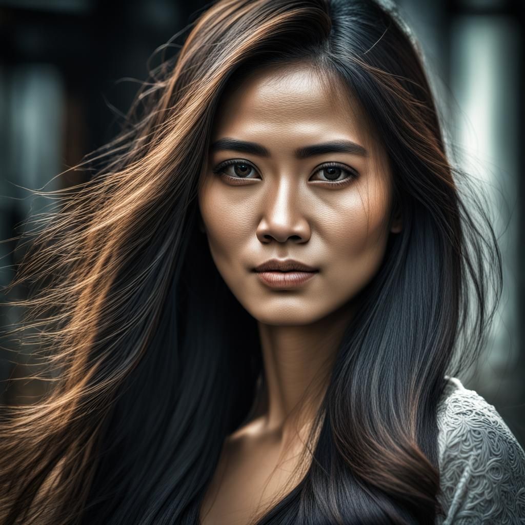 Metari Pudang, Malaysian Woman.