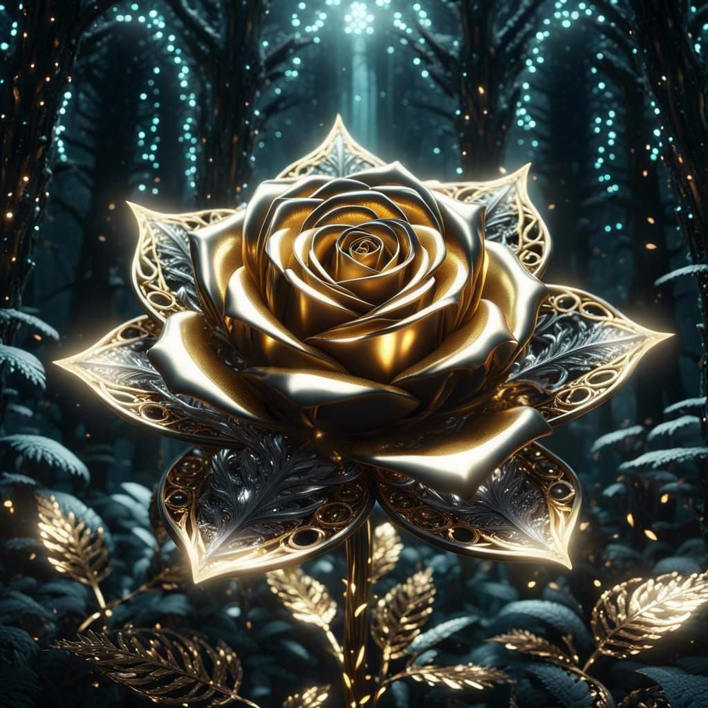 Metal Rose  by @mike 