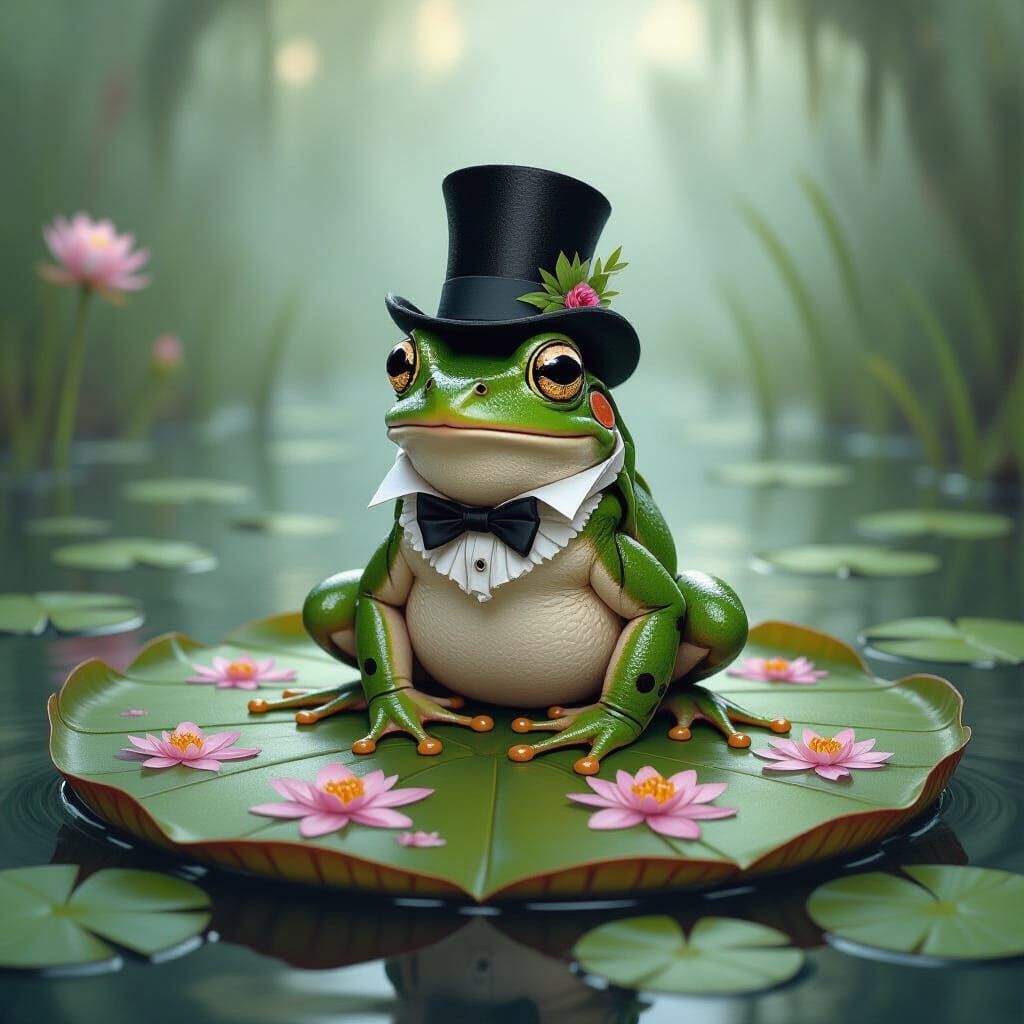 A dapper frog 