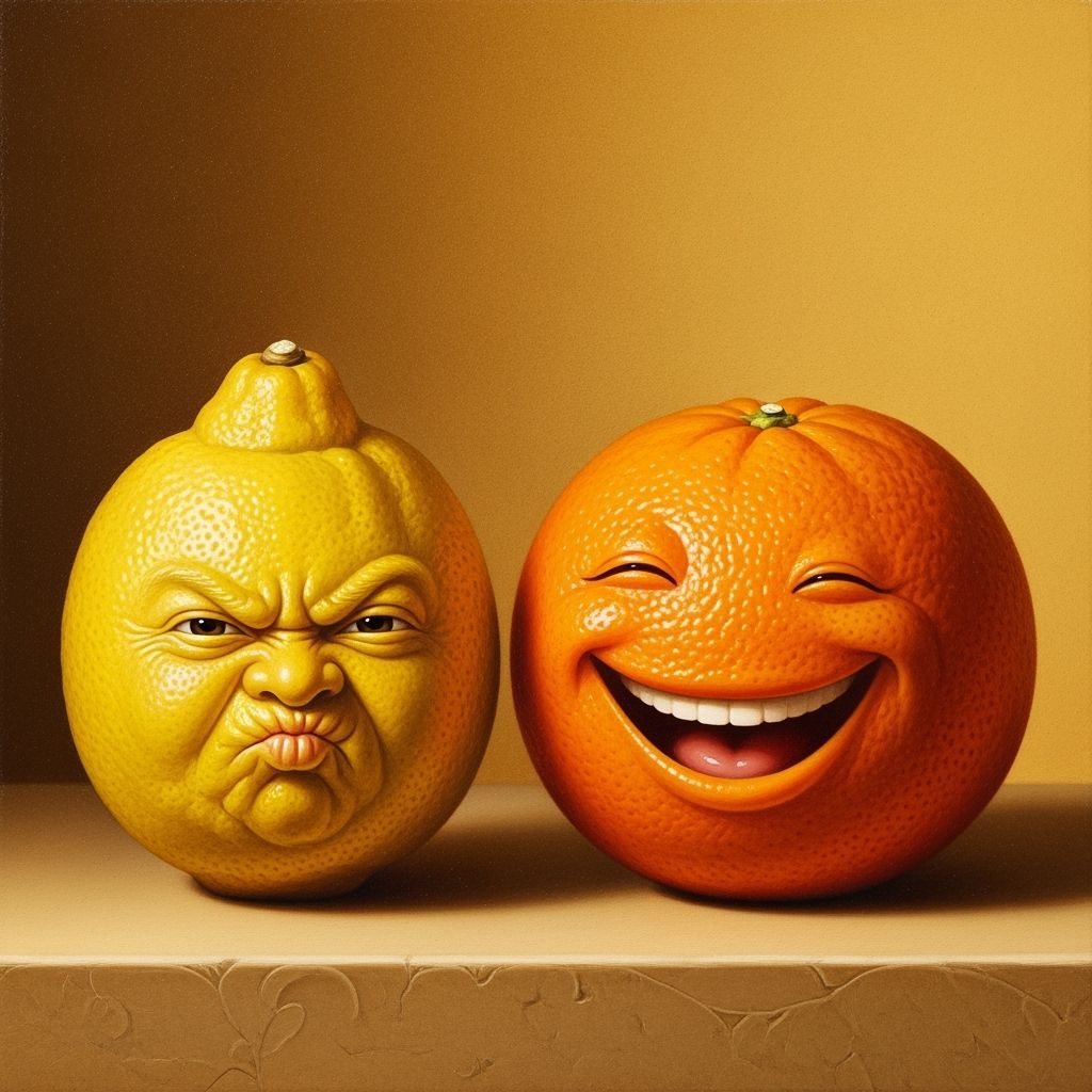 Sour Lemon and Jolly Orange  by @possom2009