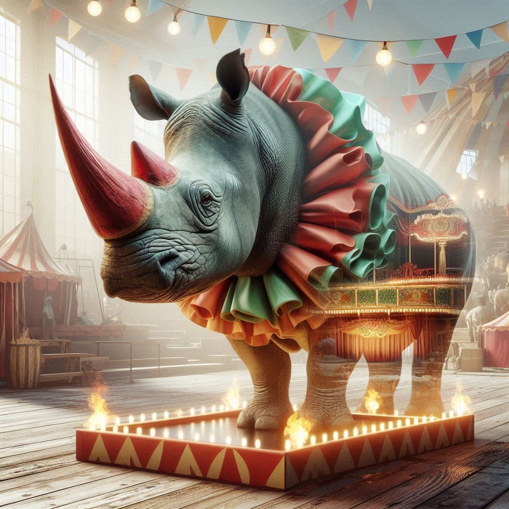 “Dream of Rhino-Clown” (16)