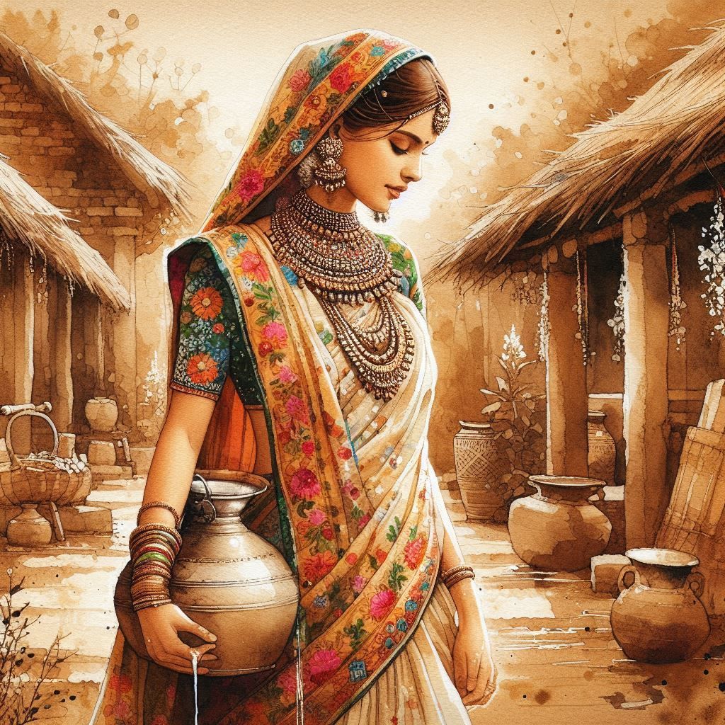 Indian Village Woman   by @Nageswara