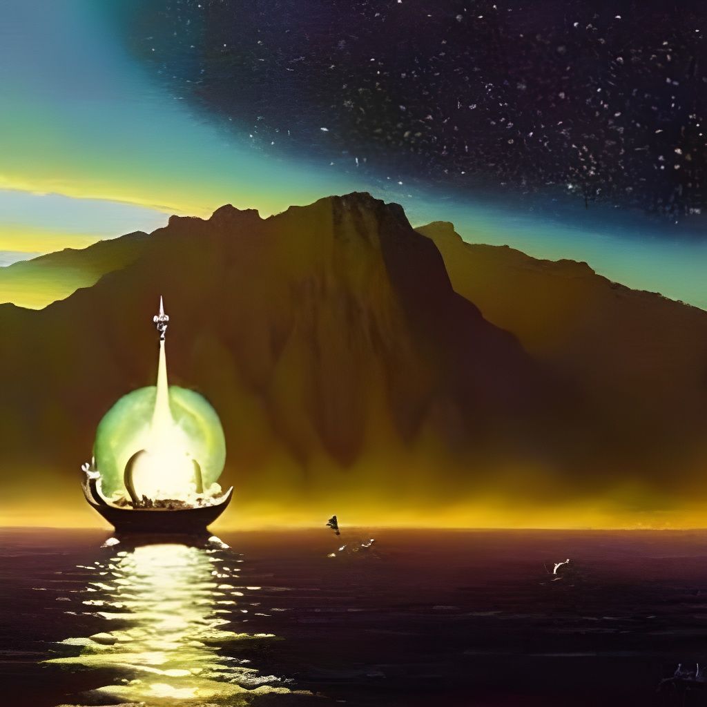 Floating Peacefully Through the still Night