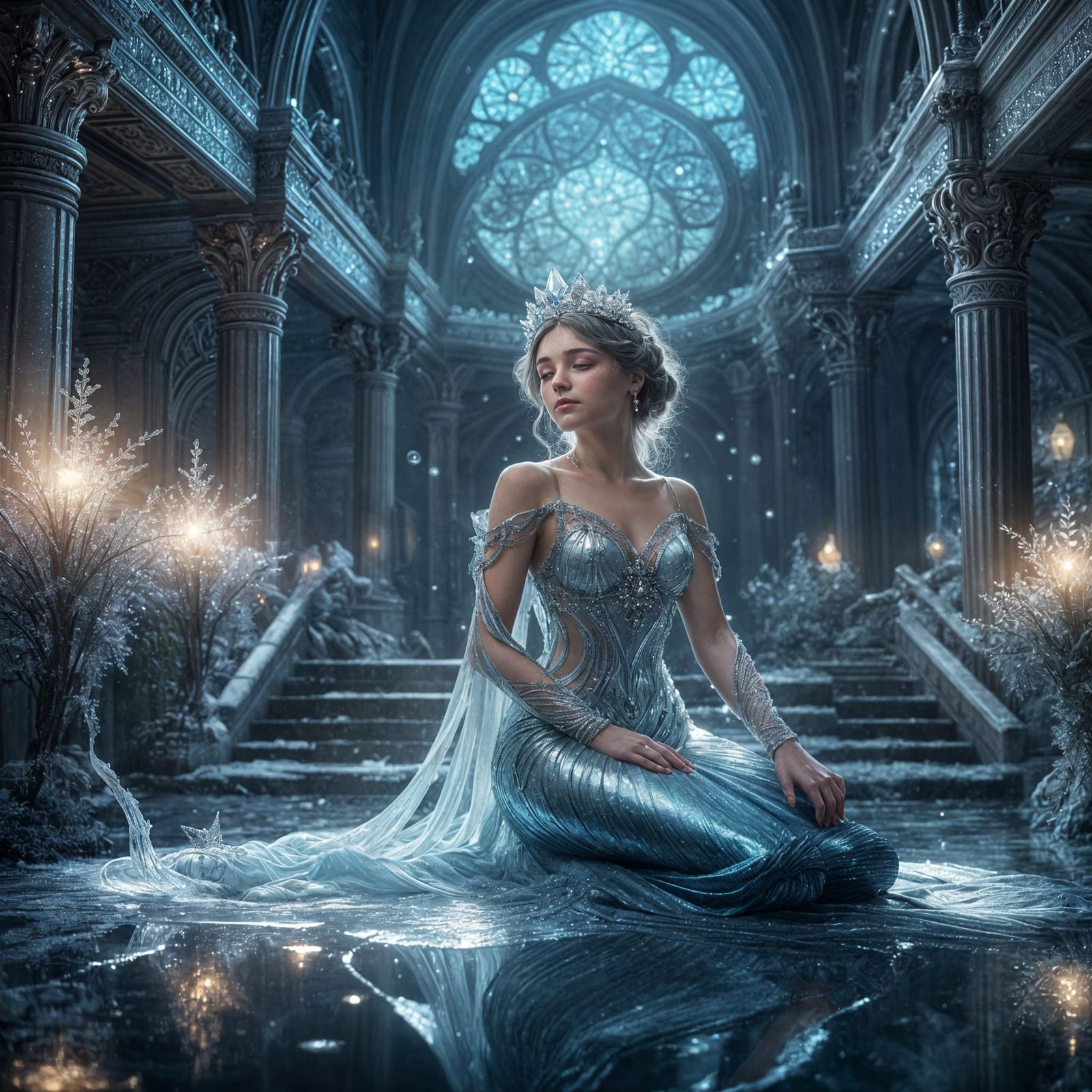 The Captured Mermaid