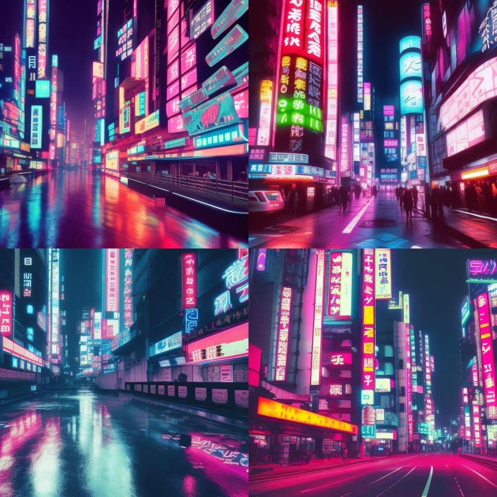 Shinjuku at night