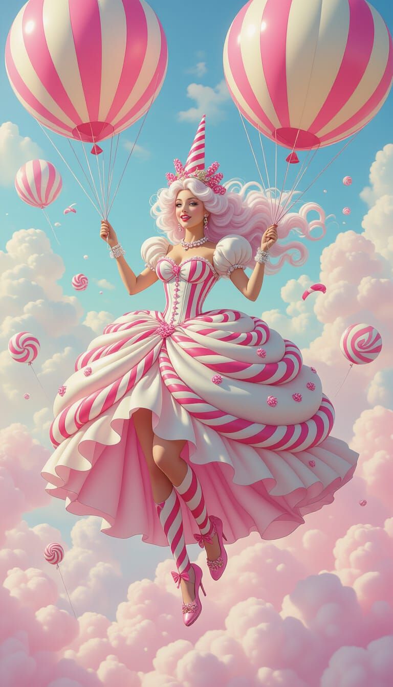 The Candy Balloon Goddess, Lady Floatimint  by @AuraRobbieGloryEX