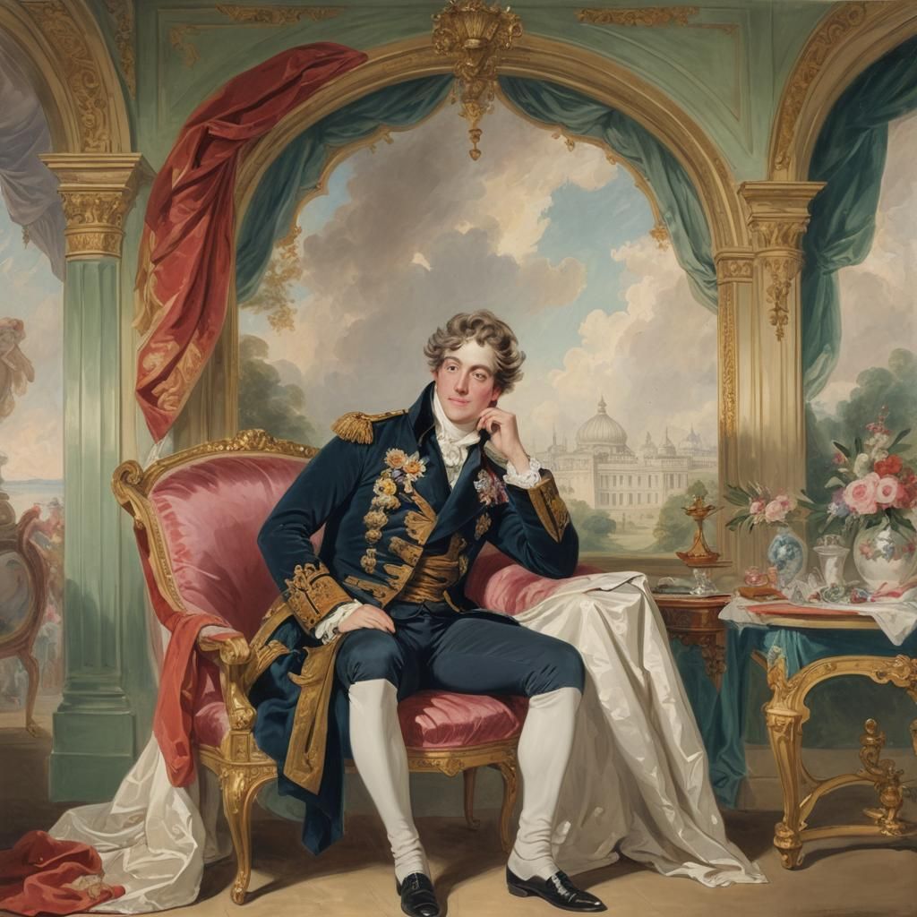 The Prince Regent dreams of future glory 4