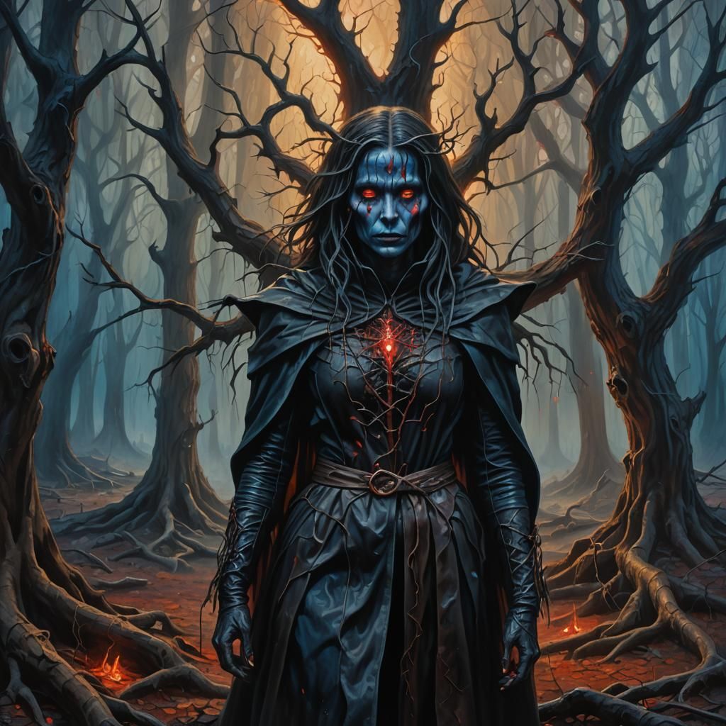 dark Wizard in Enchanted Forests  by @gladiator