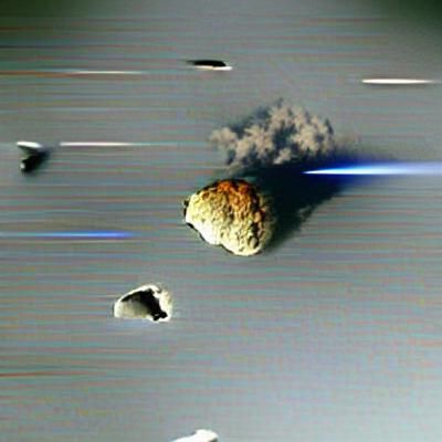 Asteroid hitting Earth