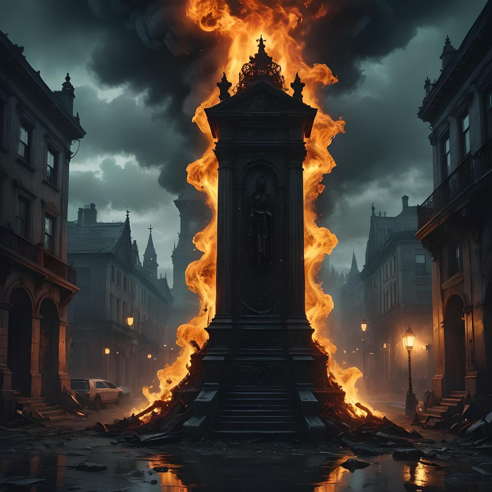 Armageddon Days Are Here Again gothic art baroque mysterious colorful