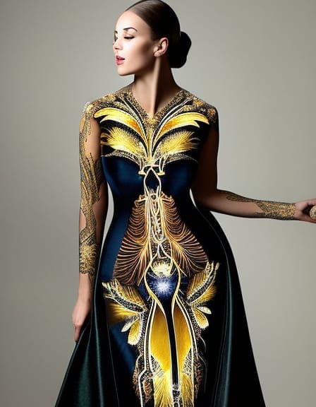Woman in a Dress