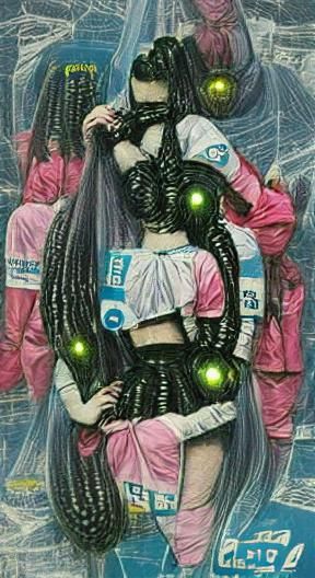 retrofuturistic cybergoth