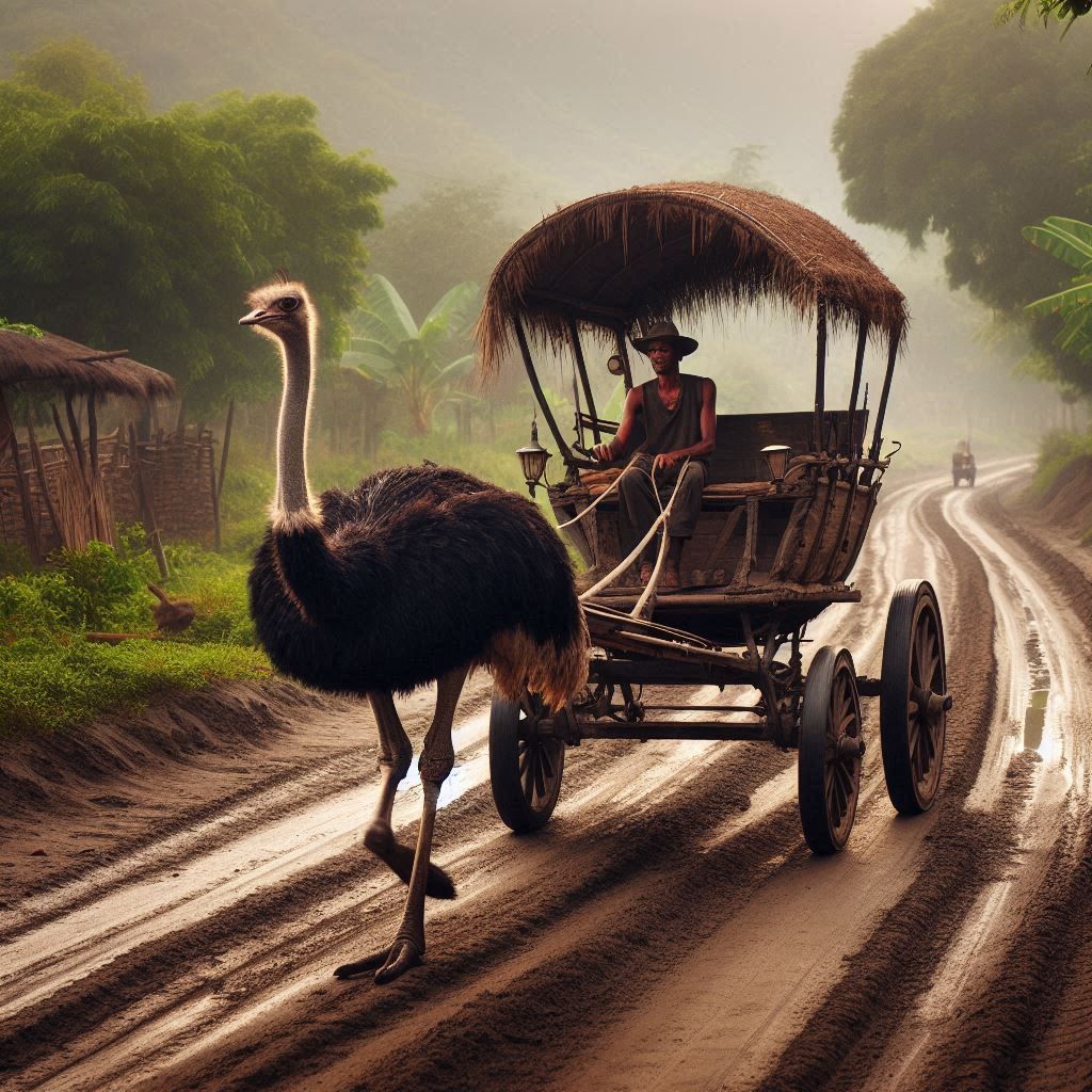 Ostrich Wagon