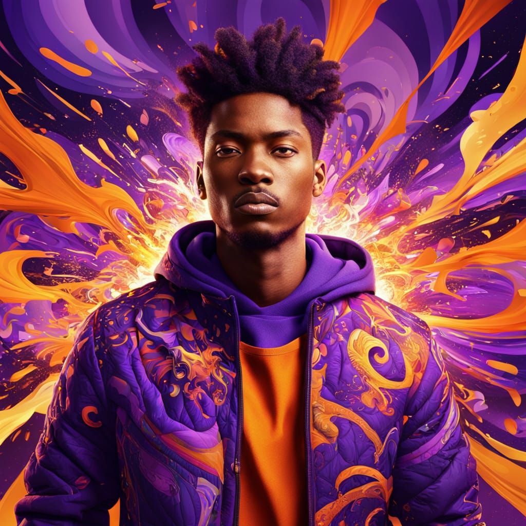 Purple and orange  by @Bonzomaletti