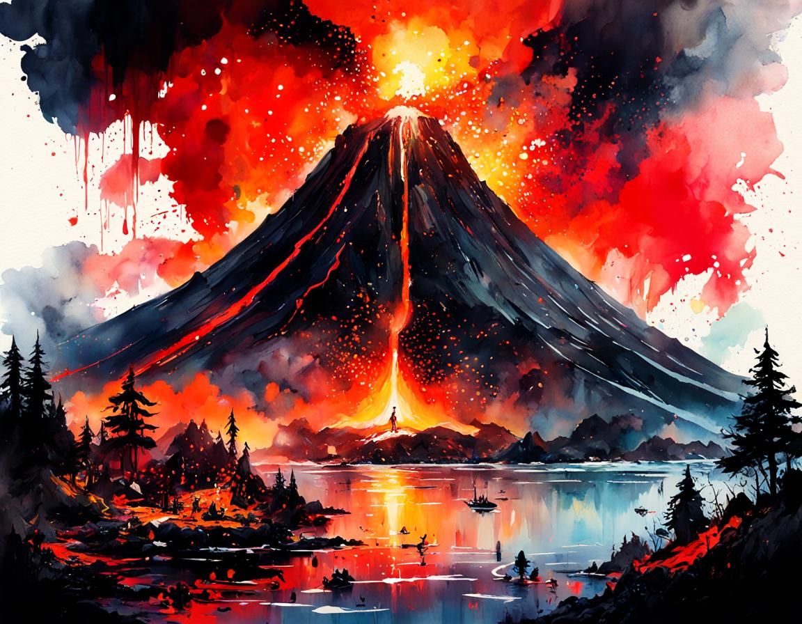 Erupting  by @Pisces Rising