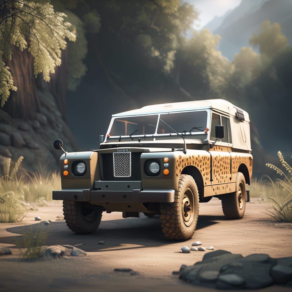 Old Land Rover Fj 109 