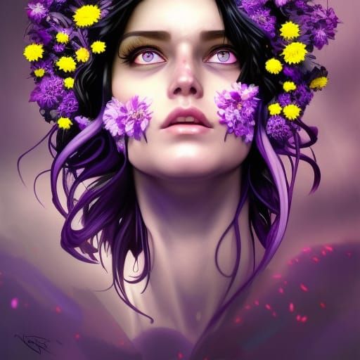 Goddess Of Dark Flowers