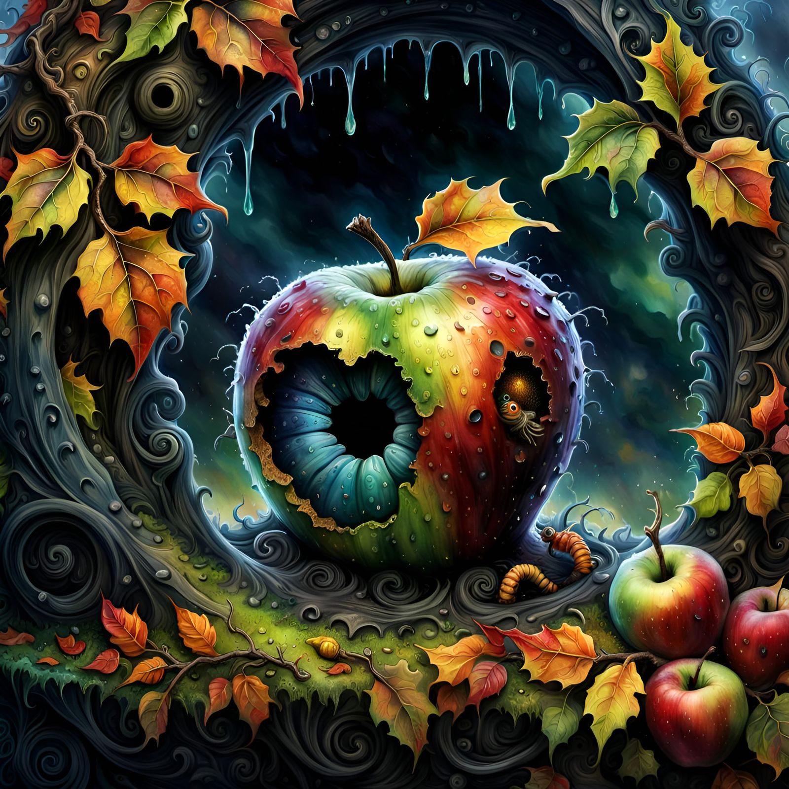 One Bad Apple…imperfect beauty  by @Amarie