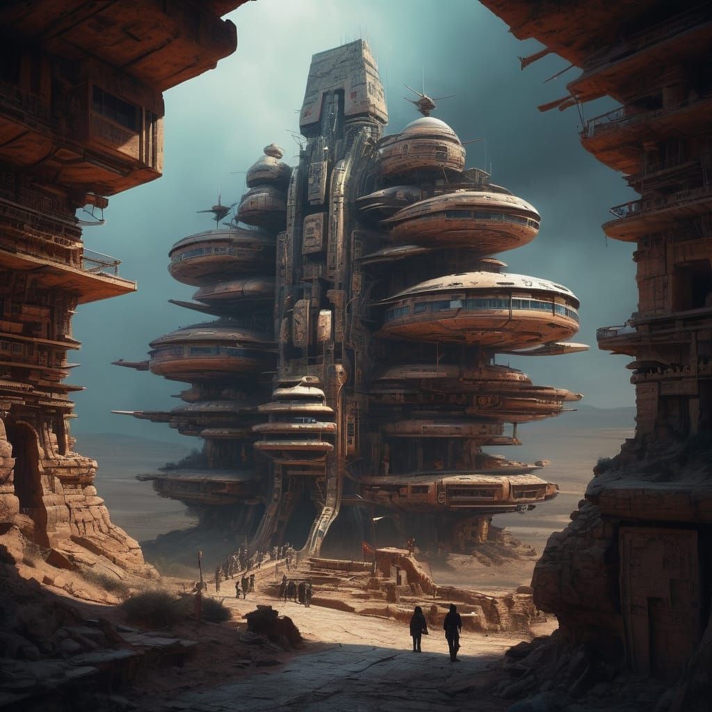 futuristic pueblo