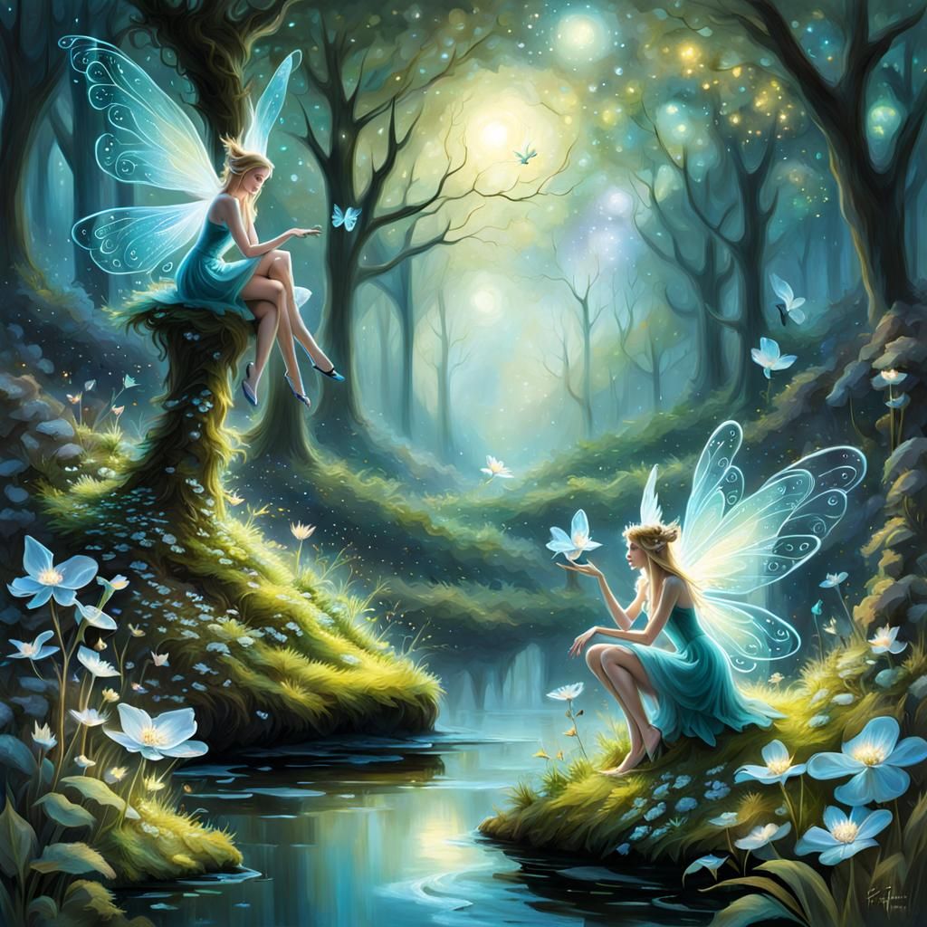 Fairies - AI Generated Artwork - NightCafe Creator