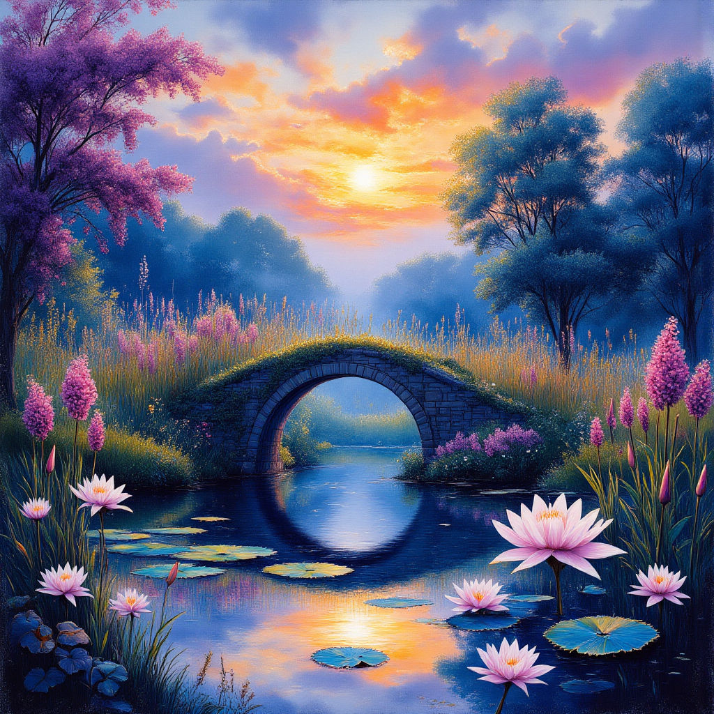 Old Arched Stone Bridge #3