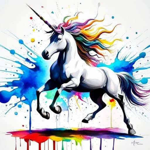 Splashy Unicorn