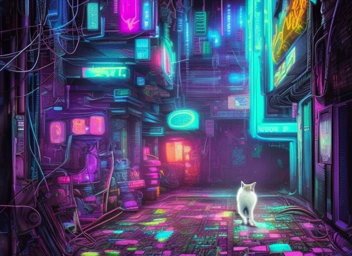 Some stray Strays - AI Generated Artwork - NightCafe Creator