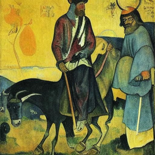 A certain horseman appeared, looked closely - the devil was ...