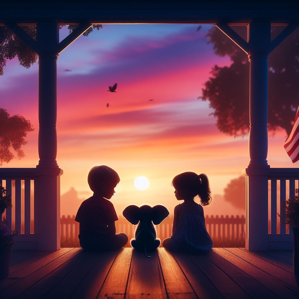 Fuzzy Enjoying The Quiet Time With His Favorite People